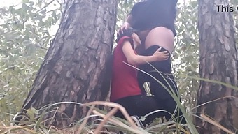 Lesbian Girls Take Shelter And Have Steamy Sex To Escape Rain - Illusion Girls