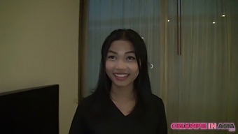Thai Teen With Pretty Looks Gets Filled With Cream