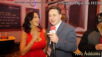 Ava Addams Fondles Her Breasts For Andrea Diprè In A Sensual Encounter