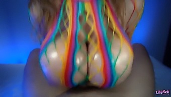 Hentai-Obsessed Babe Delivers A Tit-Fuck Surprise Ending