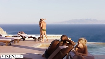 Public Sex With A Blonde Teenage Pornstar Dominated By Her Partner