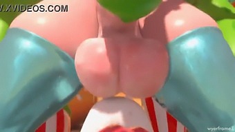 Vroča Shemale Princesa Rosalina Ponuja Odličen Blowjob In Analni Seks V Tem Animiranem Porno Videu.